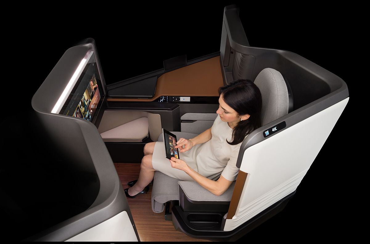 This Ultra High Tech Business Class Seat Can Remember Who You Are