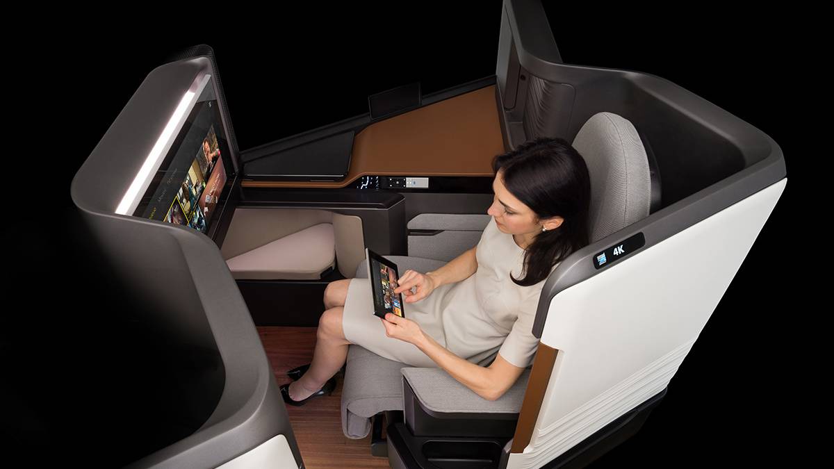 This Ultra High Tech Business Class Seat Can Remember Who You Are