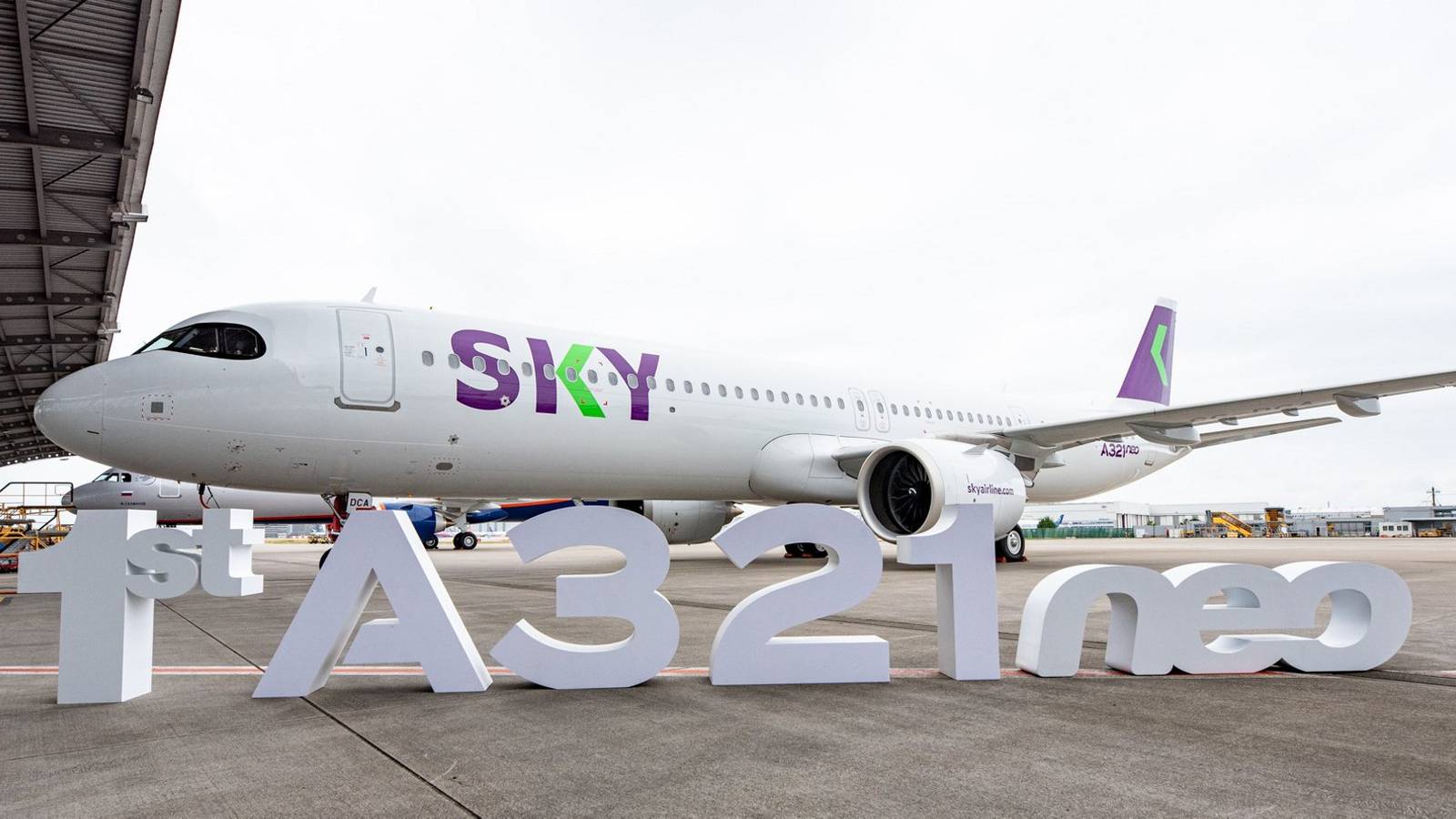 SKY Of Chile Takes Delivery Of Its First A321neo In Hamburg