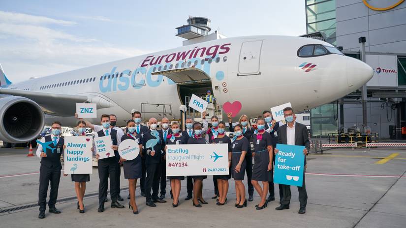 In Photos: Eurowings Discover Takes To The Sky With First Flight