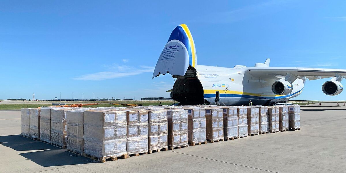 In Photos: Antonov's An-225 Namibia Medical Supply Mission