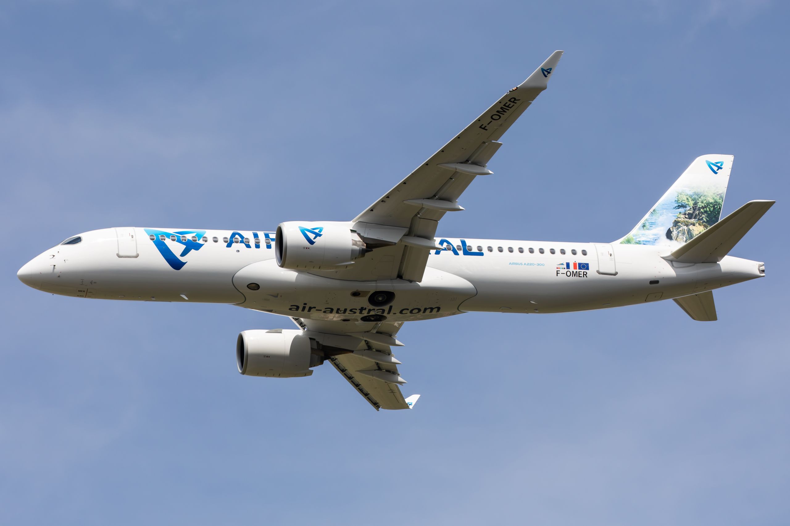 Air Austral's Airbus A220s Stop In Toulouse En Route To Reunion