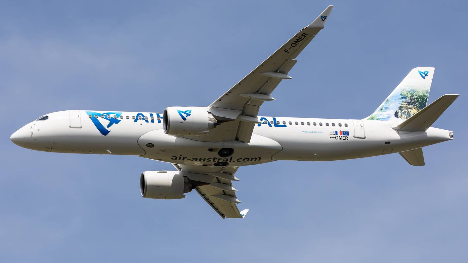 Air Austral's Airbus A220s Stop In Toulouse En Route To Reunion