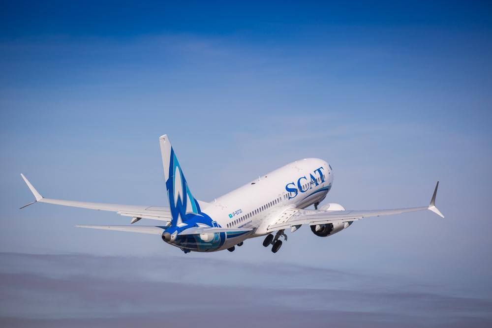 SCAT Airlines' First Boeing 737 MAX 9 Arrives In Kazakhstan