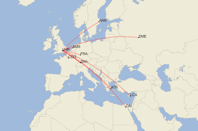 British Airways' 216 Mile Boeing 787 Flight
