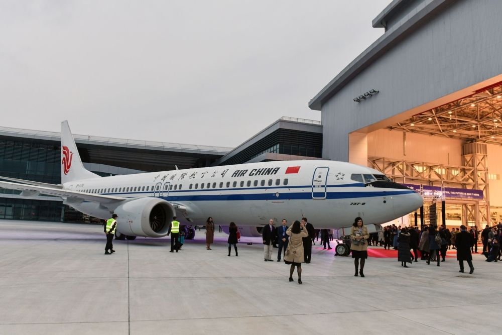 The Boeing 737 MAX Arrives In Guam En-Route To China