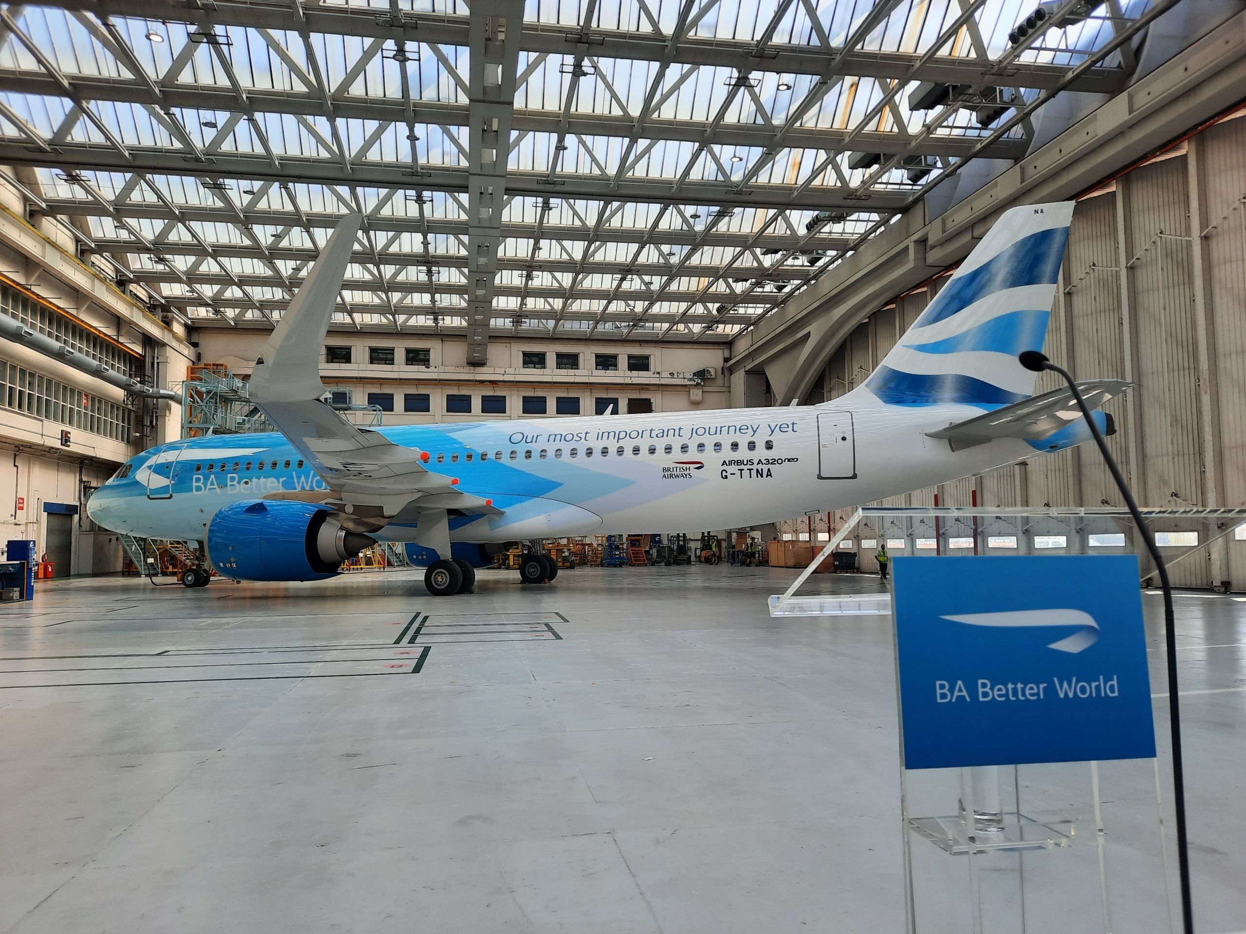 Better World: British Airways Reveals Special Blue A320neo Livery