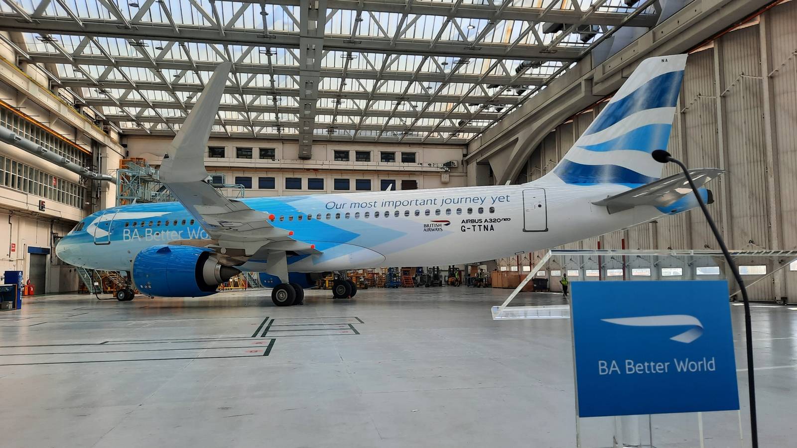 Better World: British Airways Reveals Special Blue A320neo Livery