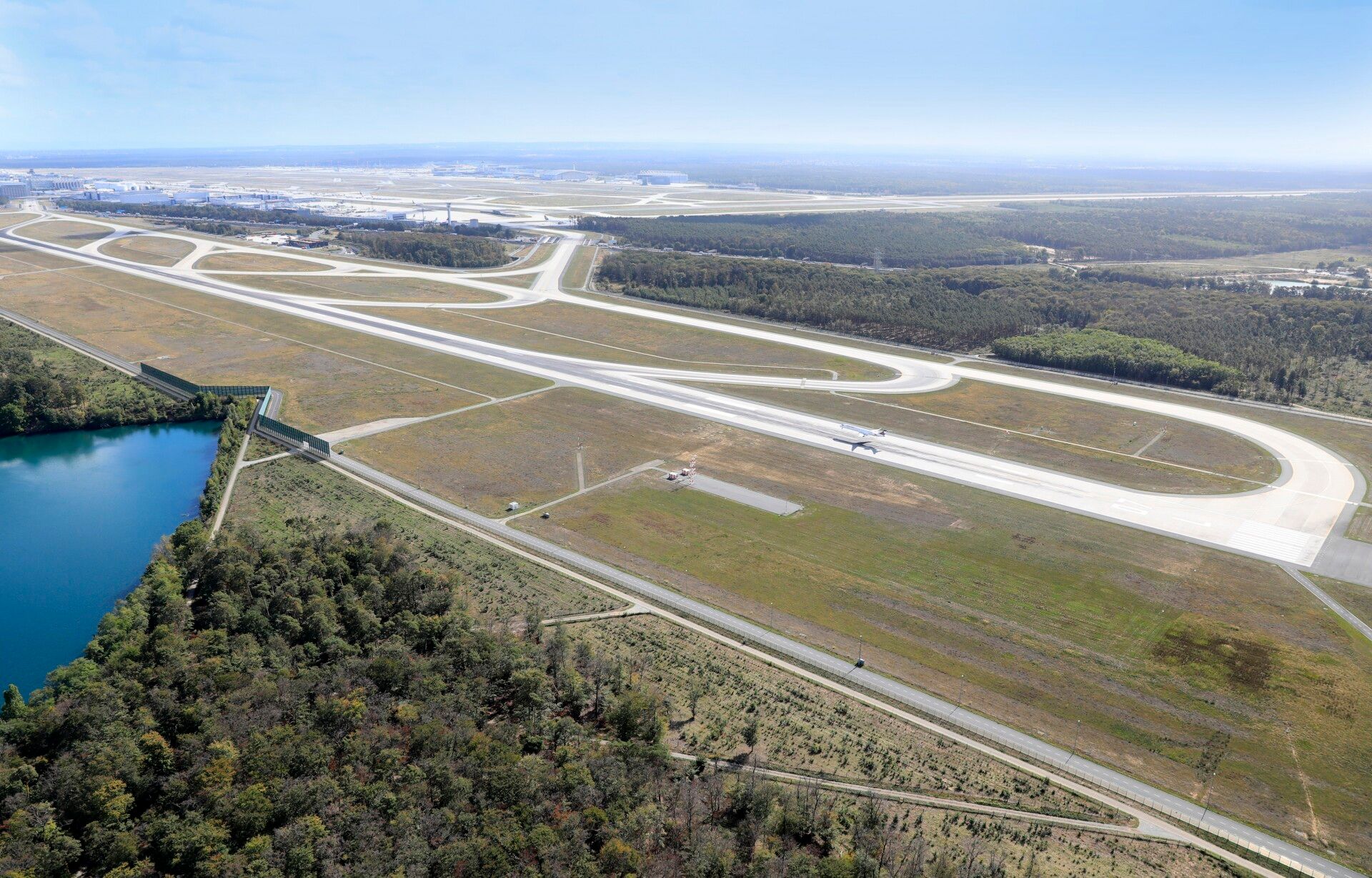 Which Airport's Runways Are Furthest From The Terminal?