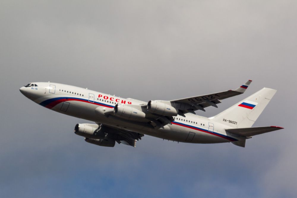 Russian State Ilyushin Il-96 Heads To Washington DC