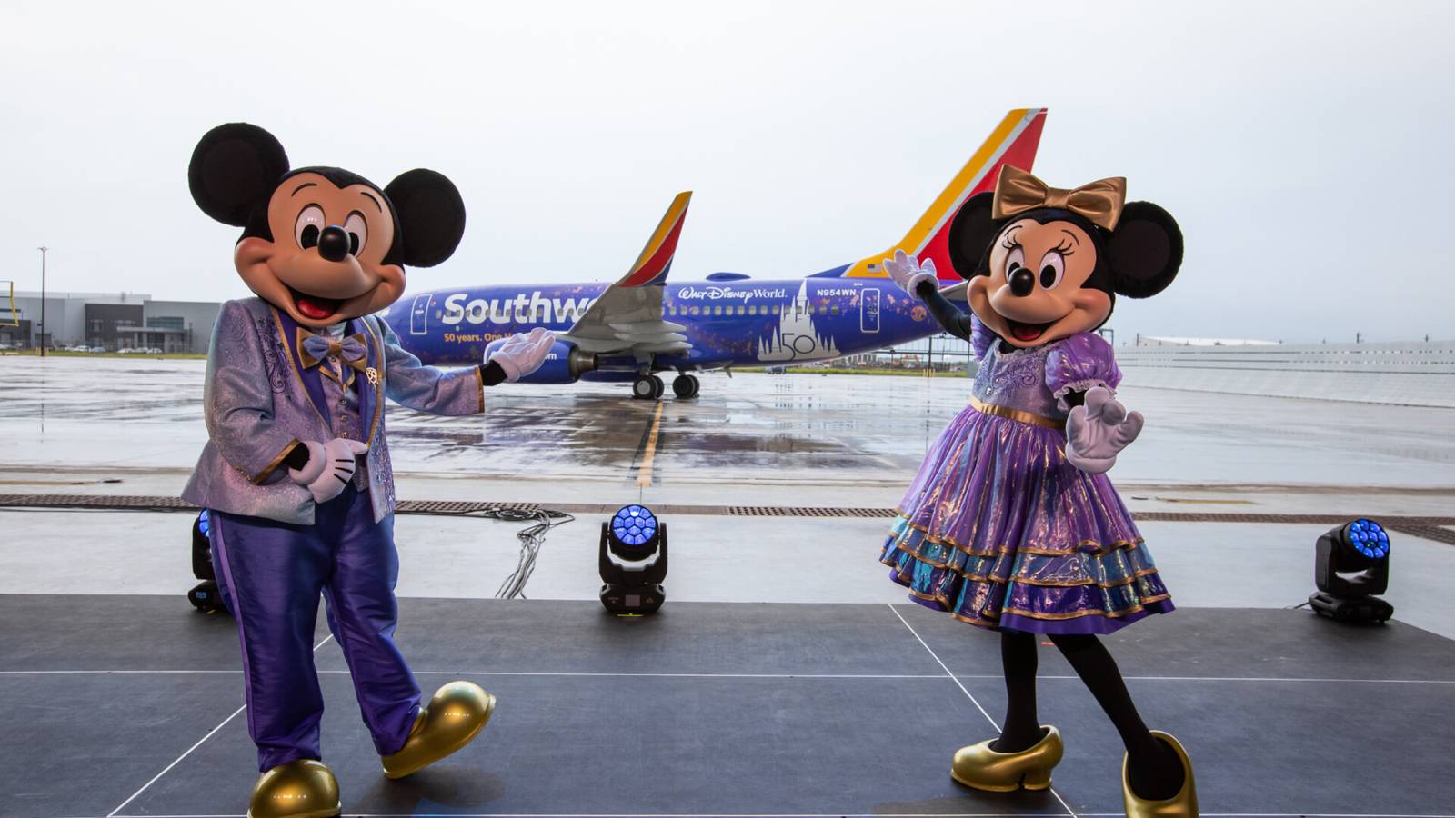 Southwest Partners With Disney World For Joint 50th Birthday