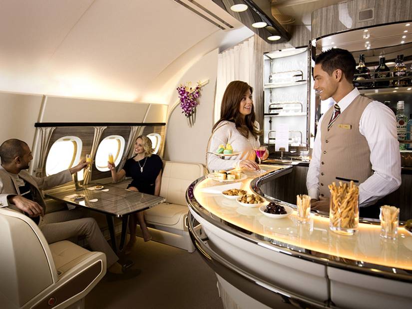 How Emirates Built Its A380 Showers And Bars