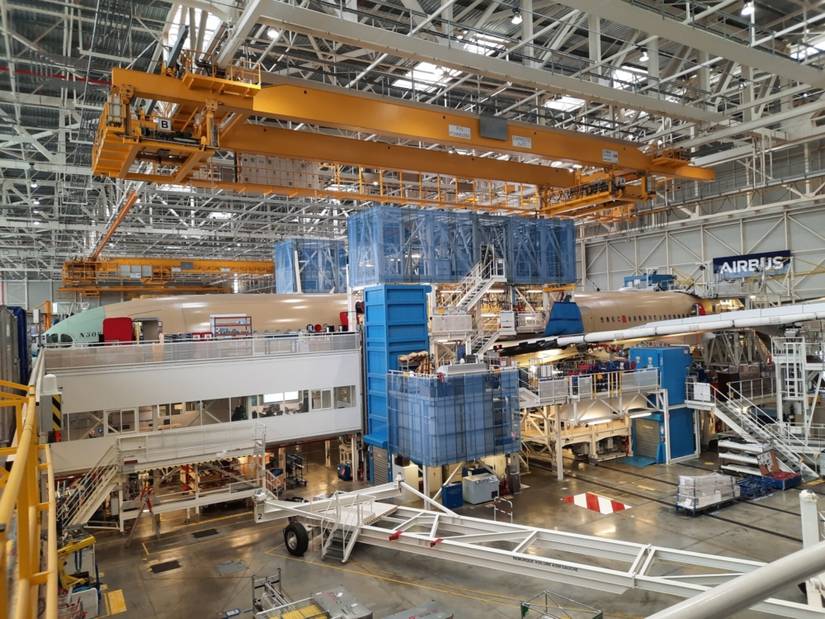 Inside The Airbus A350 Production Line