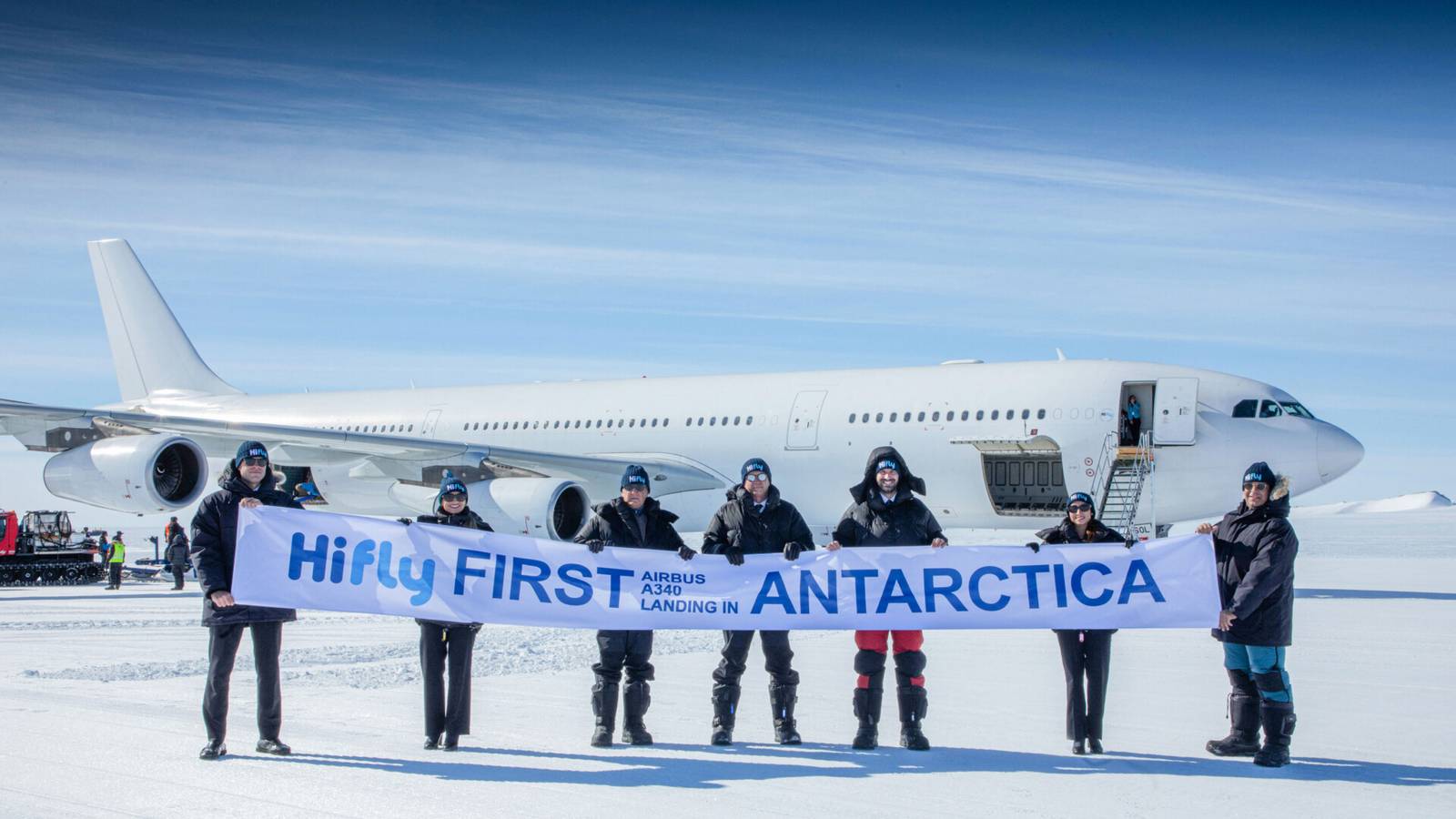 In Photos: A Look At Hi Fly's Antarctic Airbus A340 Mission