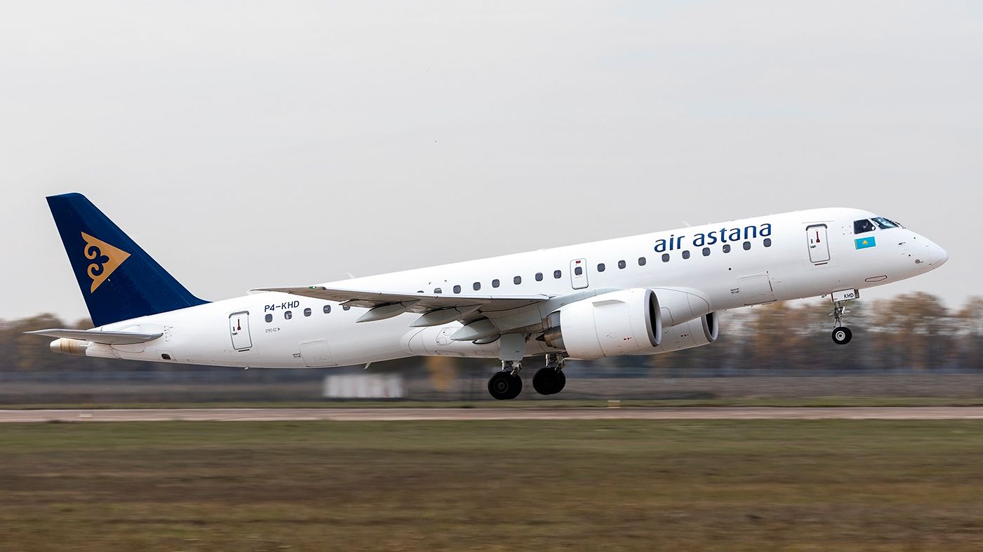 Air Astana Returns To Bishkek With The Embraer E190-E2
