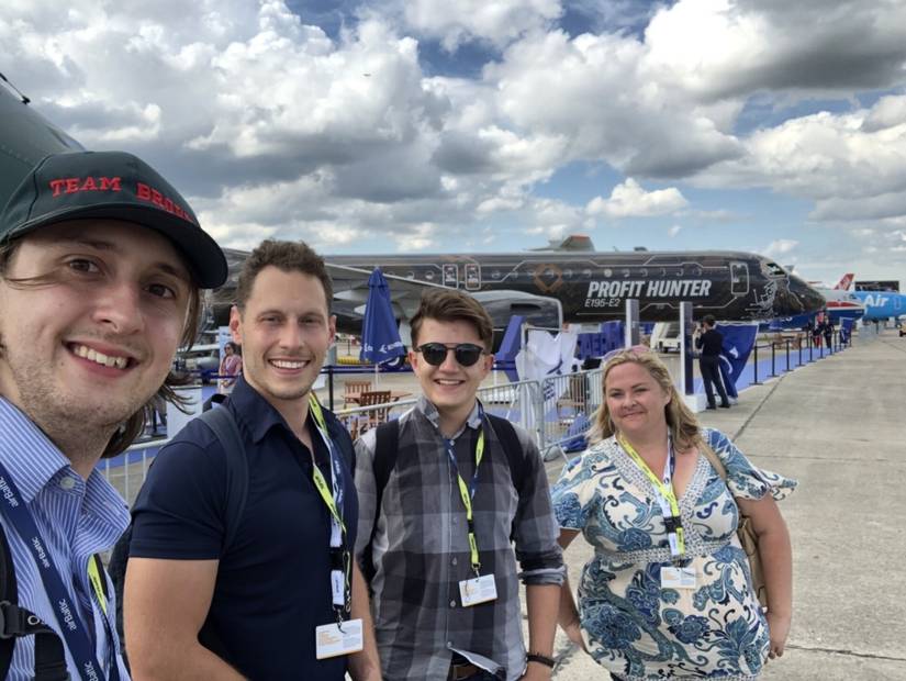 Simple Flying at Paris Airshow