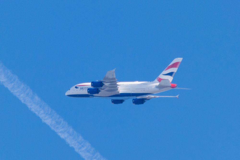 British Airways, Airbus A380, San Francisco