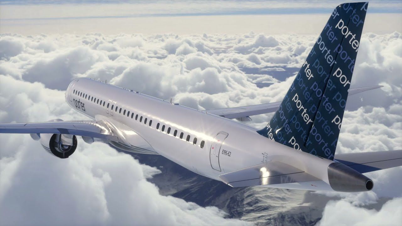 Porter Airlines Finalizes Sale – Leasebacks For 19 Embraer E195-E2s
