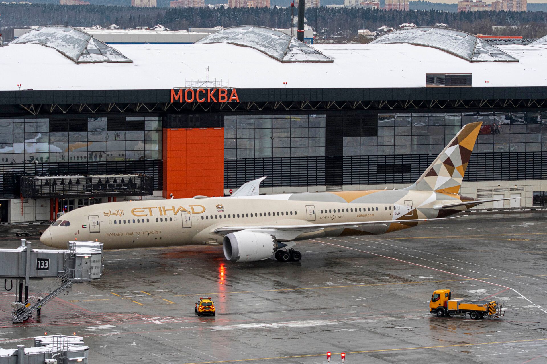 Etihad Operates Its First Service To Moscow's Sheremetyevo Airport