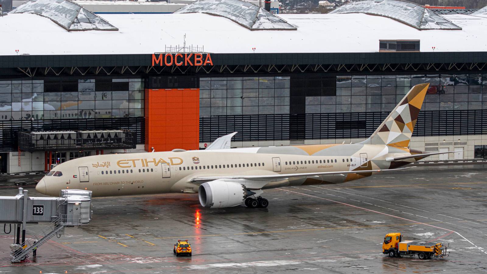 Etihad Operates Its First Service To Moscow's Sheremetyevo Airport
