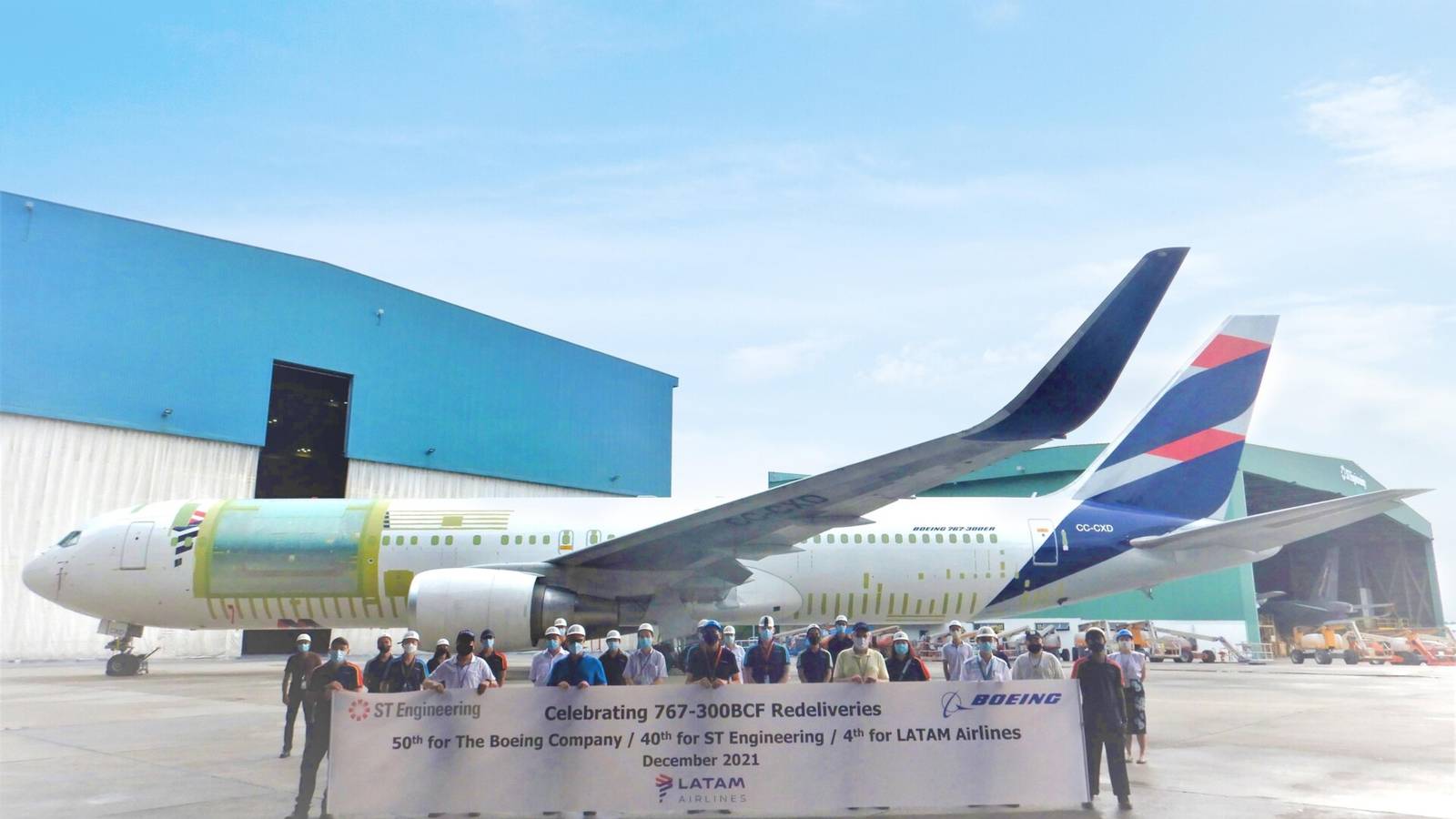 LATAM Receives Boeing's 50th B767-300BCF Redelivery