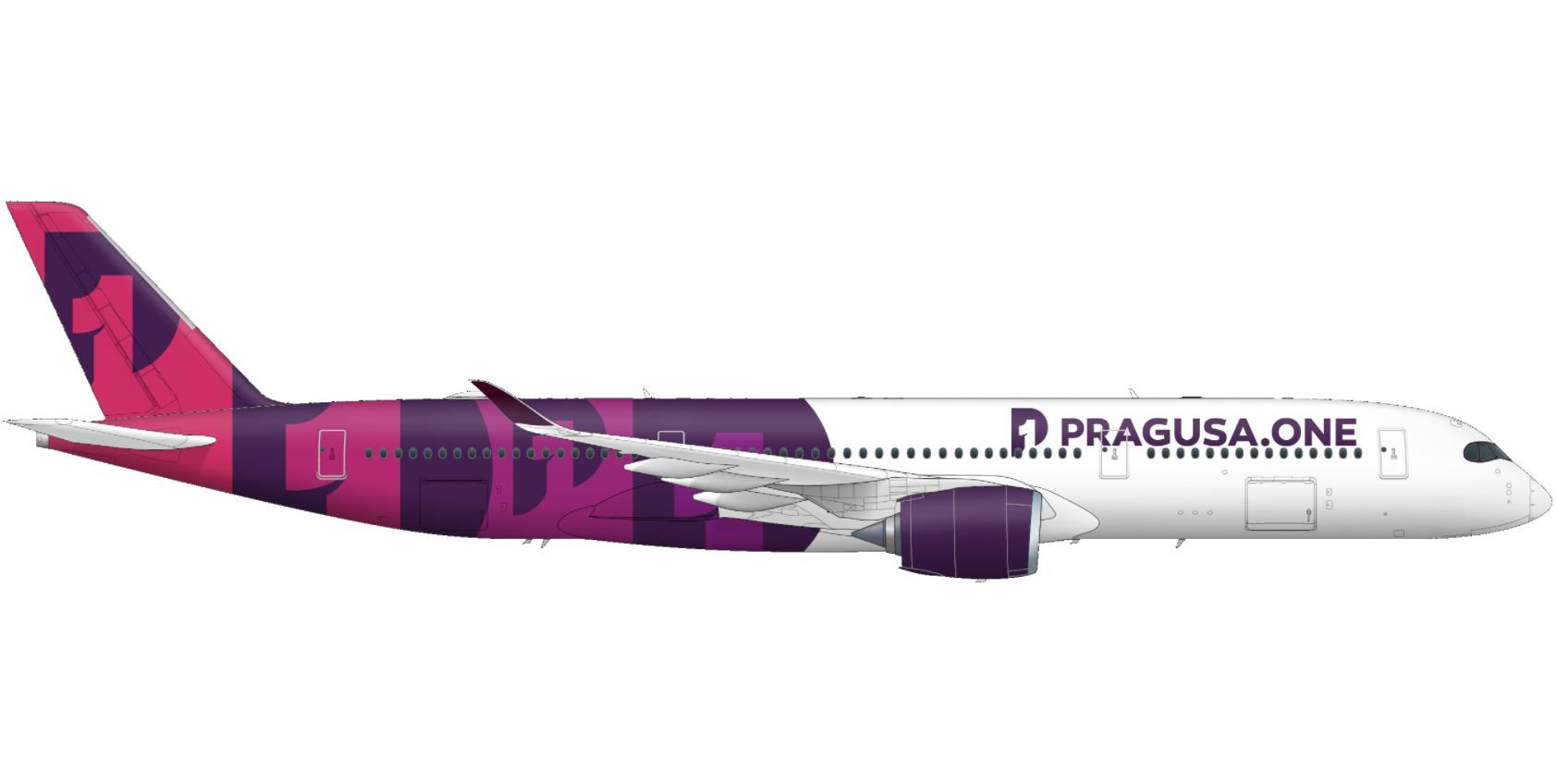 A350 Startup Pragusa.One Seeks All Premium Economy Cabin Config