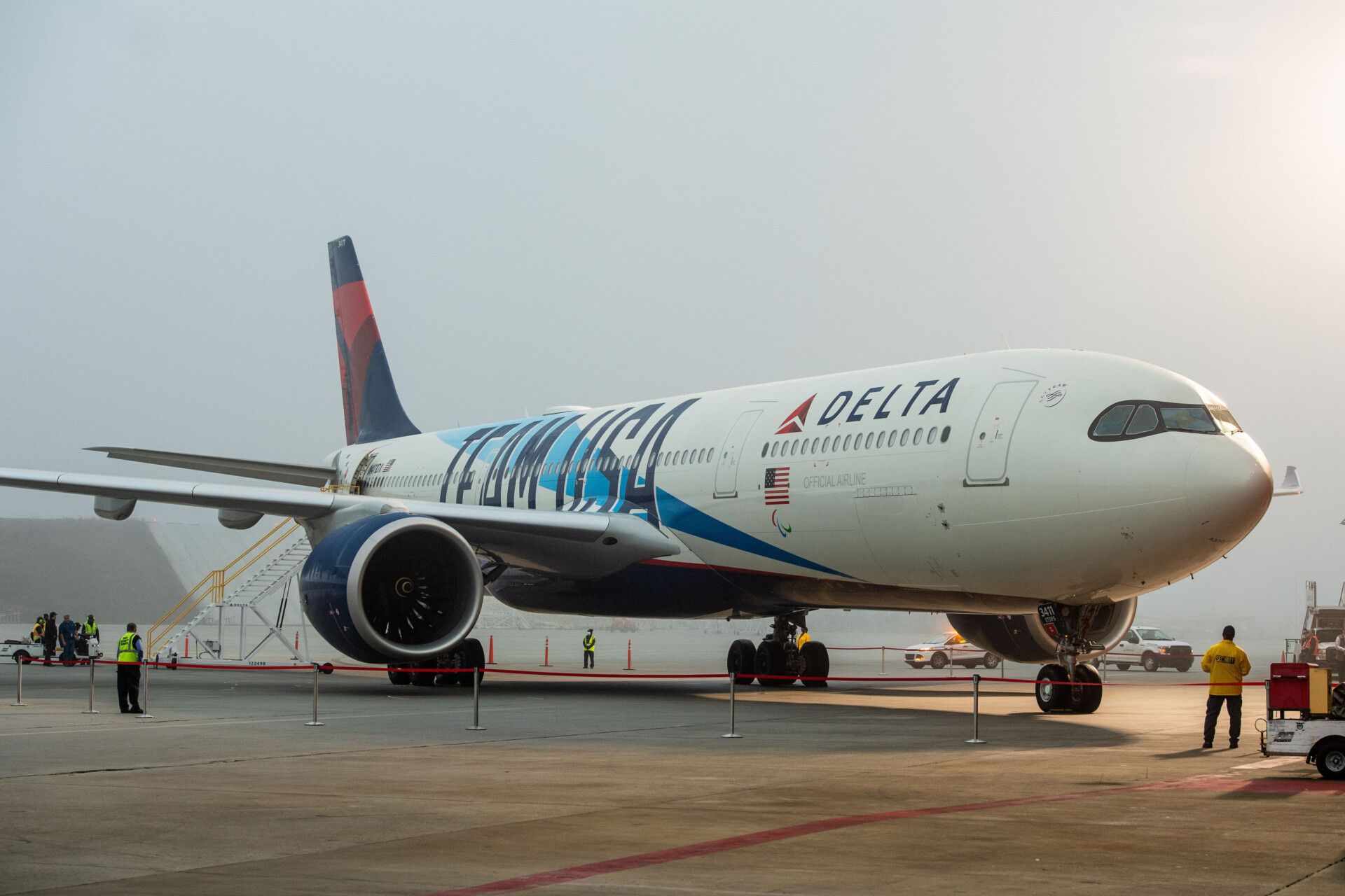 Delta Creates Special Livery To Celebrate The Beijing Winter Olympics