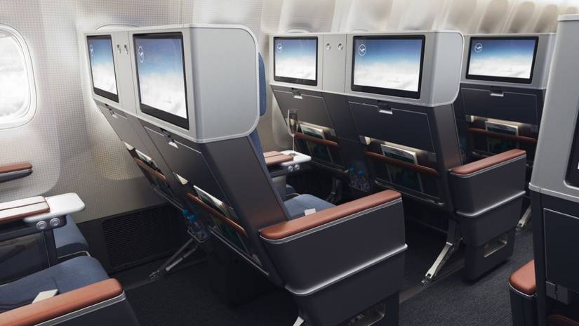 A Look At Lufthansa's New Boeing 747-8 Premium Economy Seat