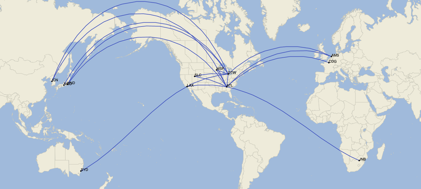 Delta Air Lines' Airbus A350s: A Global Workhorse