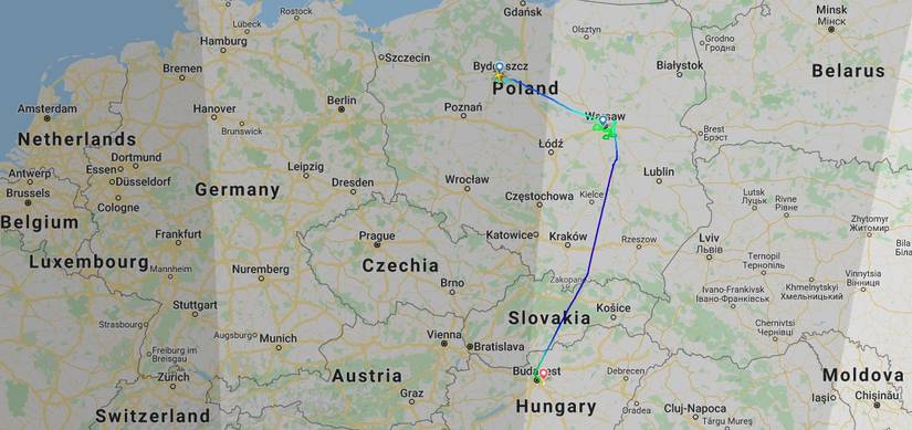 LOT Polish Airlines Domestic Flight Makes International Diversion