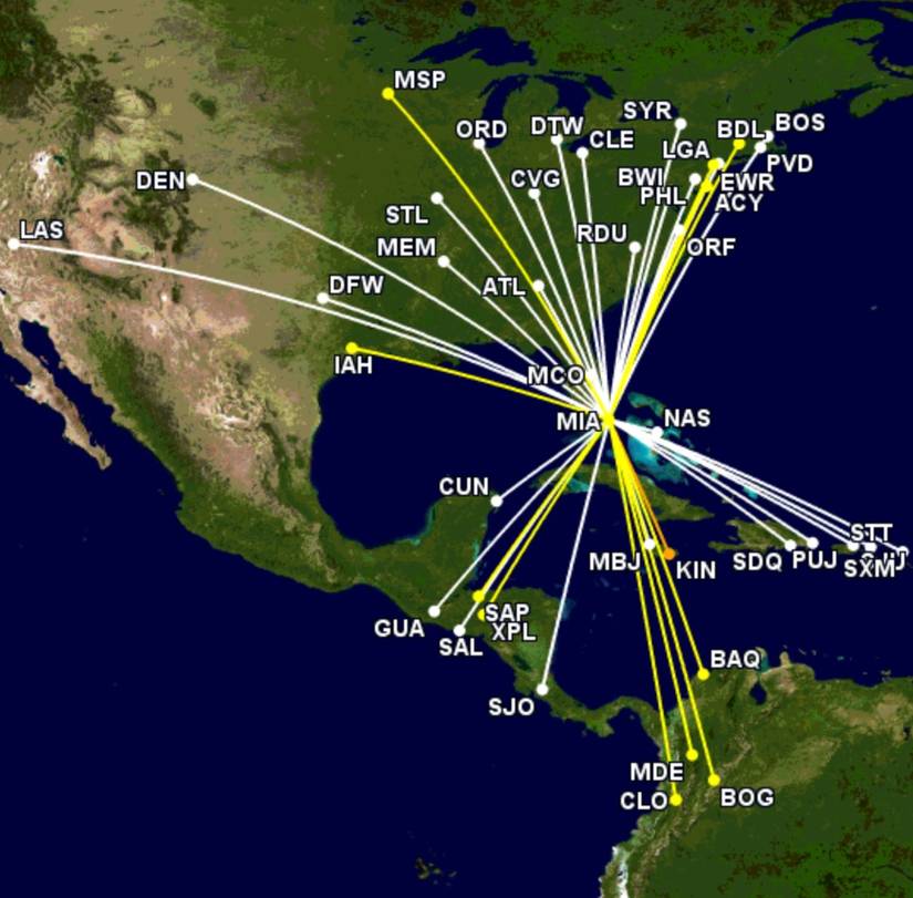Frontier Tackles American On New Miami to Kingston Jamaica Route