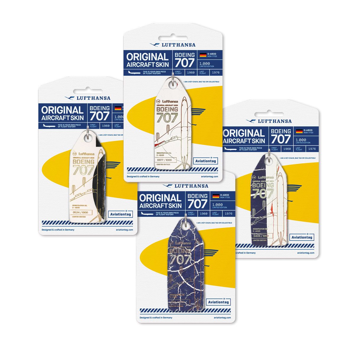 Hamburg's Scrapped Ex-Lufthansa Boeing 707 Turned Into Keyrings