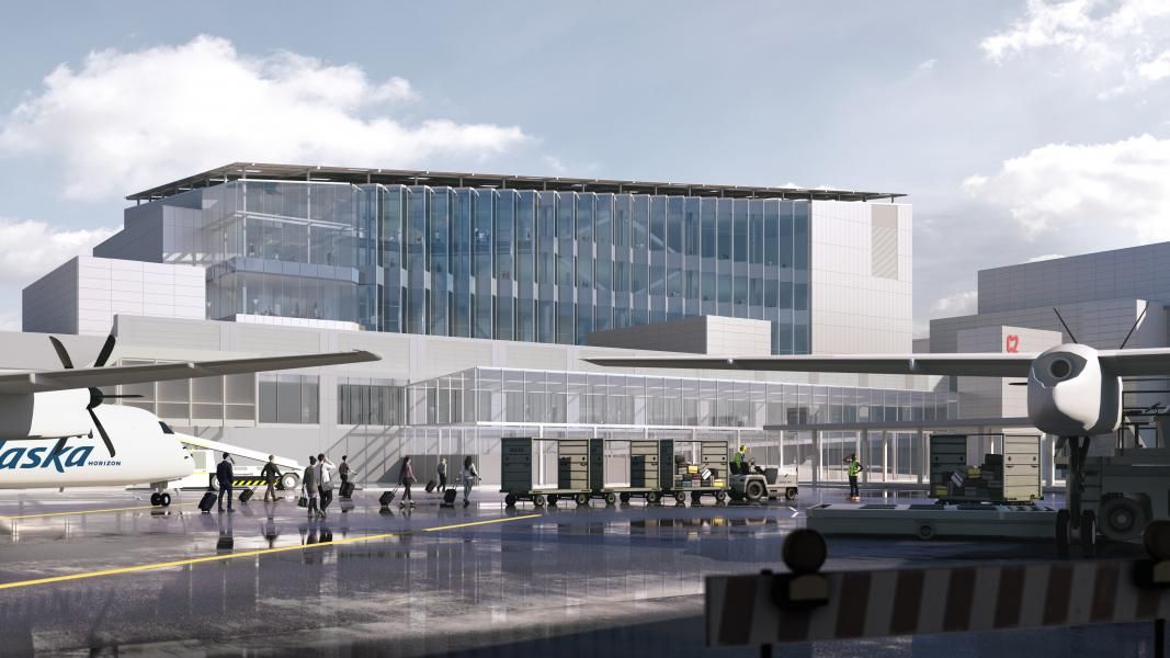 Inside Seattle Airport's Concourse C Expansion