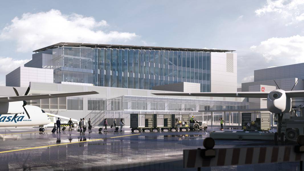 Inside Seattle Airport's Concourse C Expansion