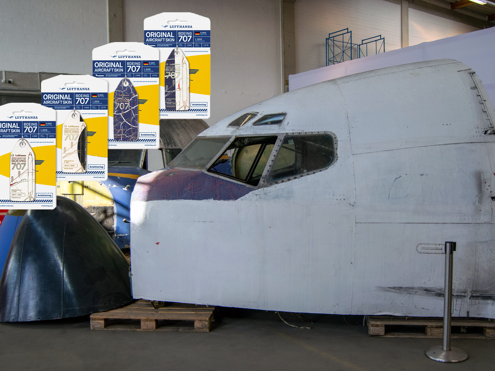 Hamburg's Scrapped Ex-Lufthansa Boeing 707 Turned Into Keyrings