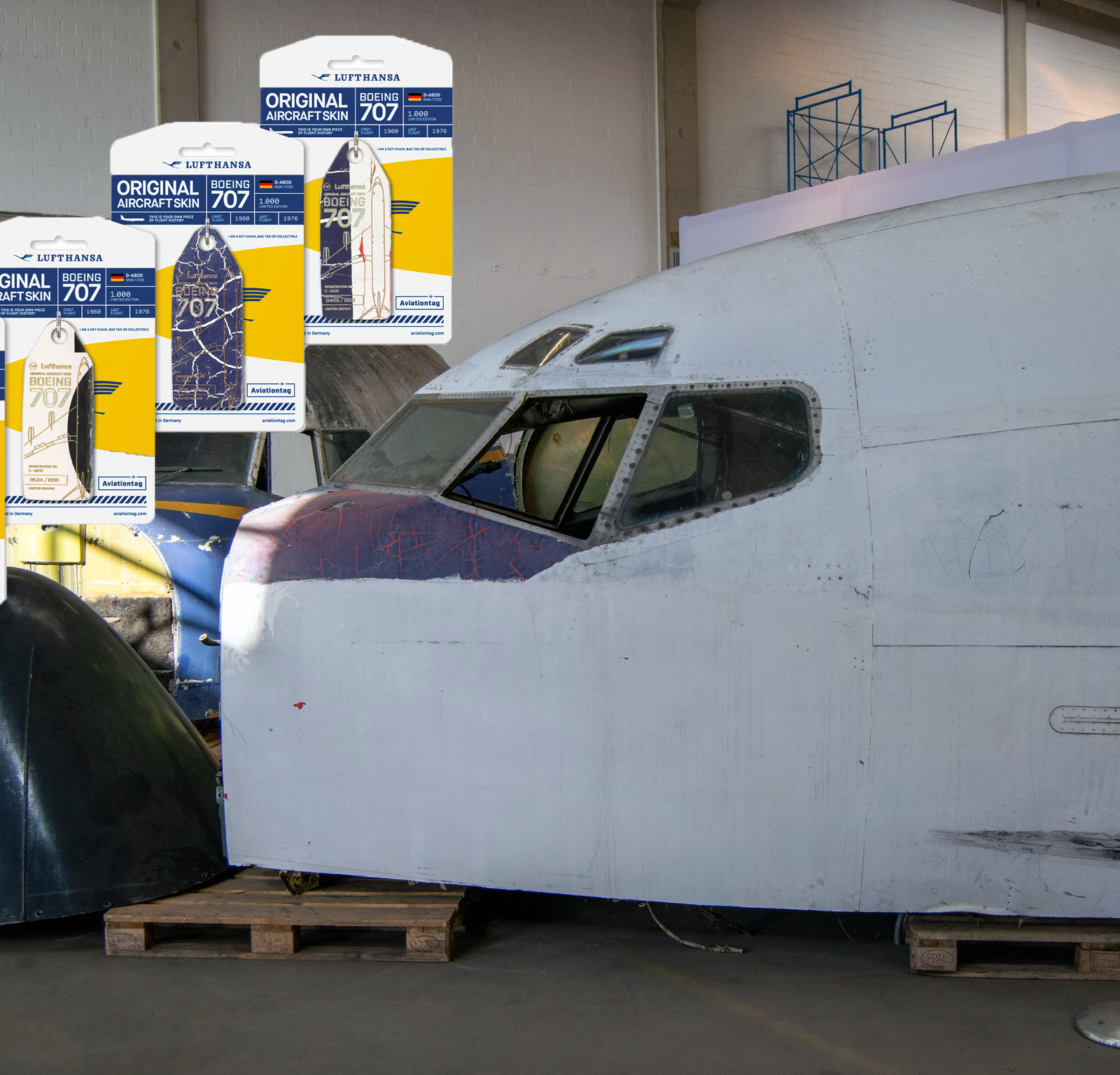 Hamburg's Scrapped Ex-Lufthansa Boeing 707 Turned Into Keyrings