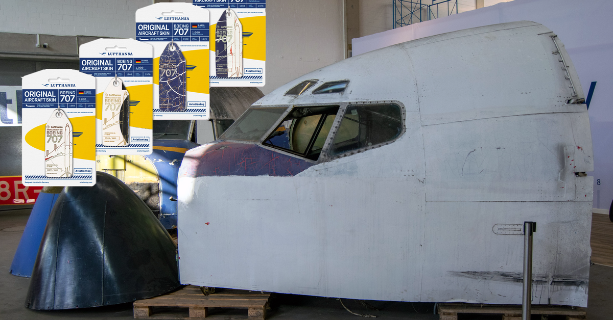 ルフトハンザ航空 B707-430 Aviationtag 特殊柄 Lufthansa Boeing 707 - D-ABOD Blau online kaufen – Aviationtag