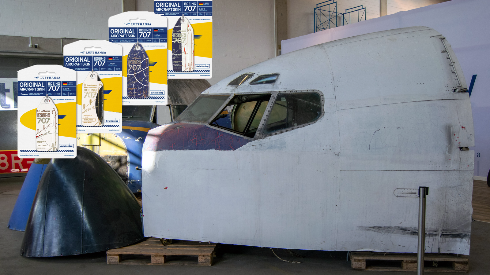 ルフトハンザ航空 B707-430 Aviationtag 特殊柄 ルフトハンザ航空 B707-430 Aviationtag 特殊柄 ルフトハンザ