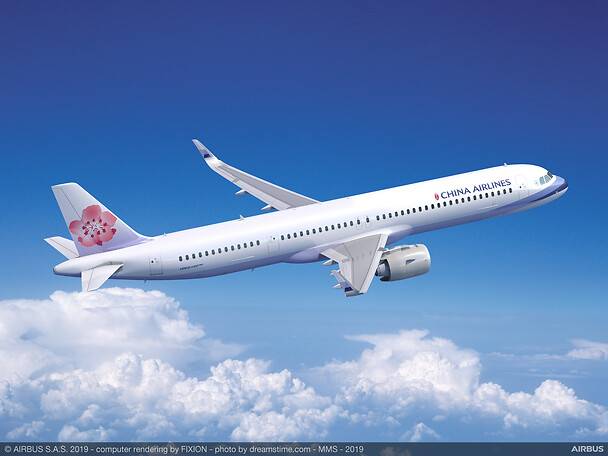 China Airlines Airbus A321neo Conducts Maiden Flight Between