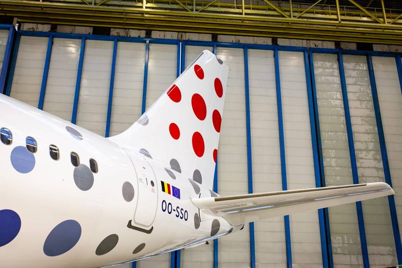 Brussels Airlines aircraft tail