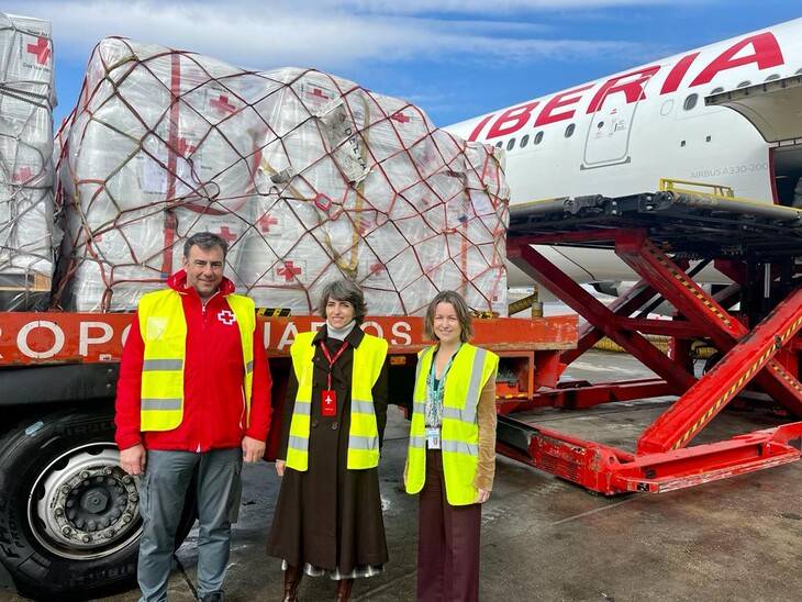 Iberia Sends 12 Tons Of Aid Amid Ukraine Crisis