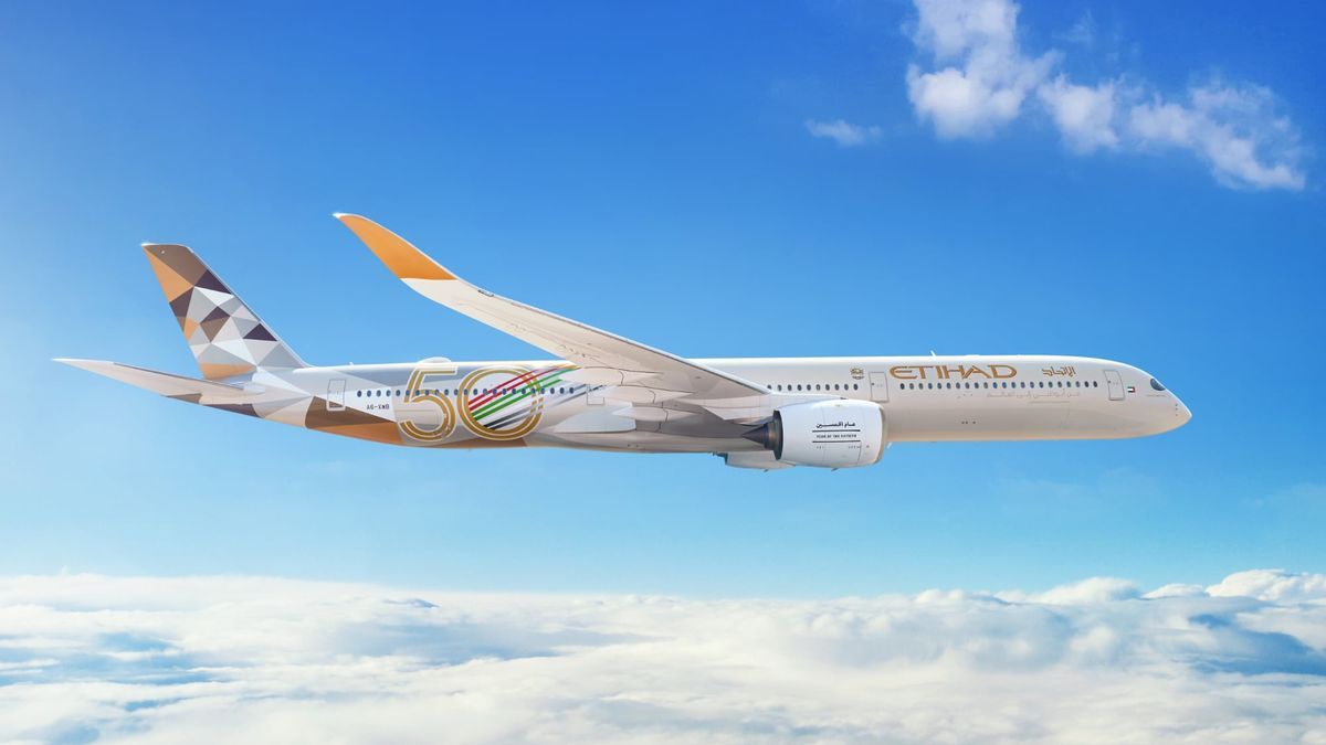 Etihad’s A350 Will Be A Flying Testbed For Sustainable Technology