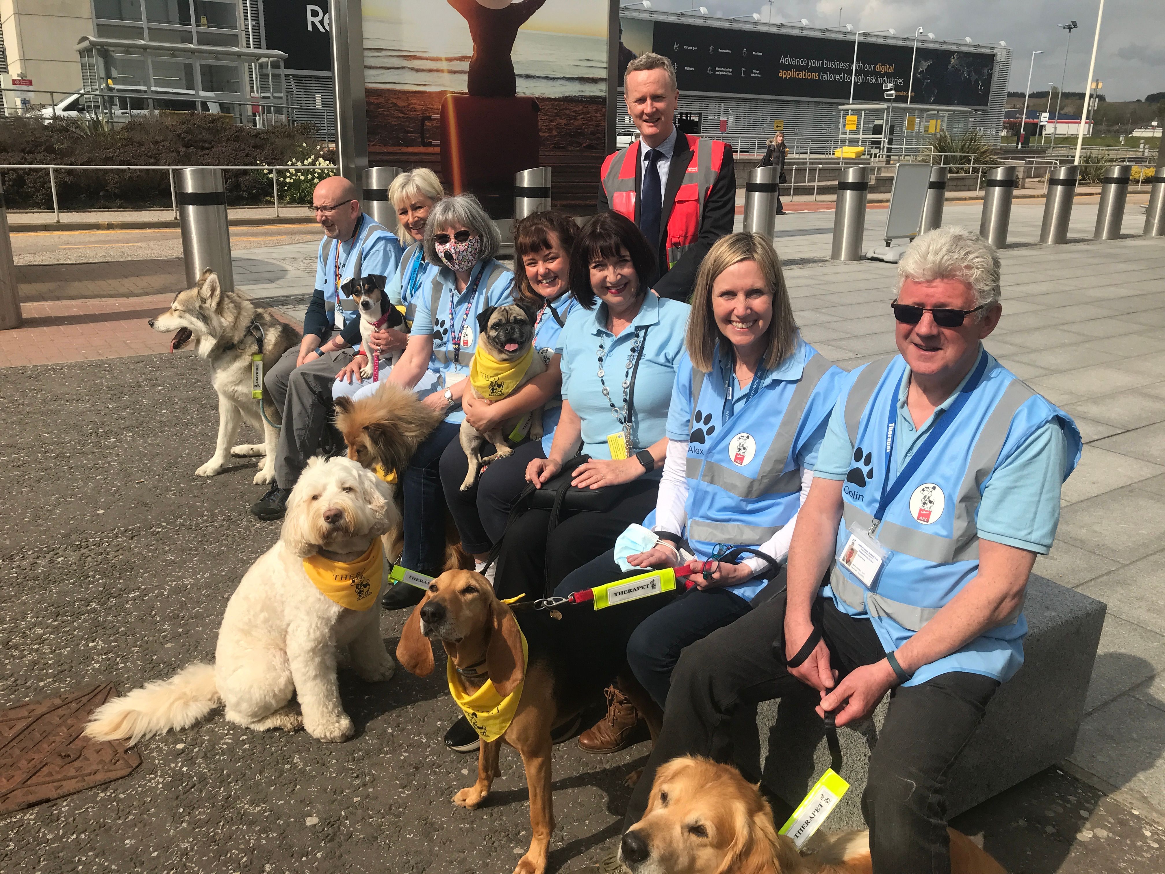 PAWesome: Aberdeen Airport Brings Its Therapy Dogs Back