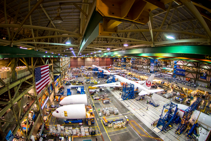 Boeing 787 Production Line