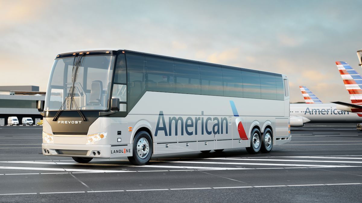 American Airlines Uses Secure Airside Bus Services To Connect Local Airports