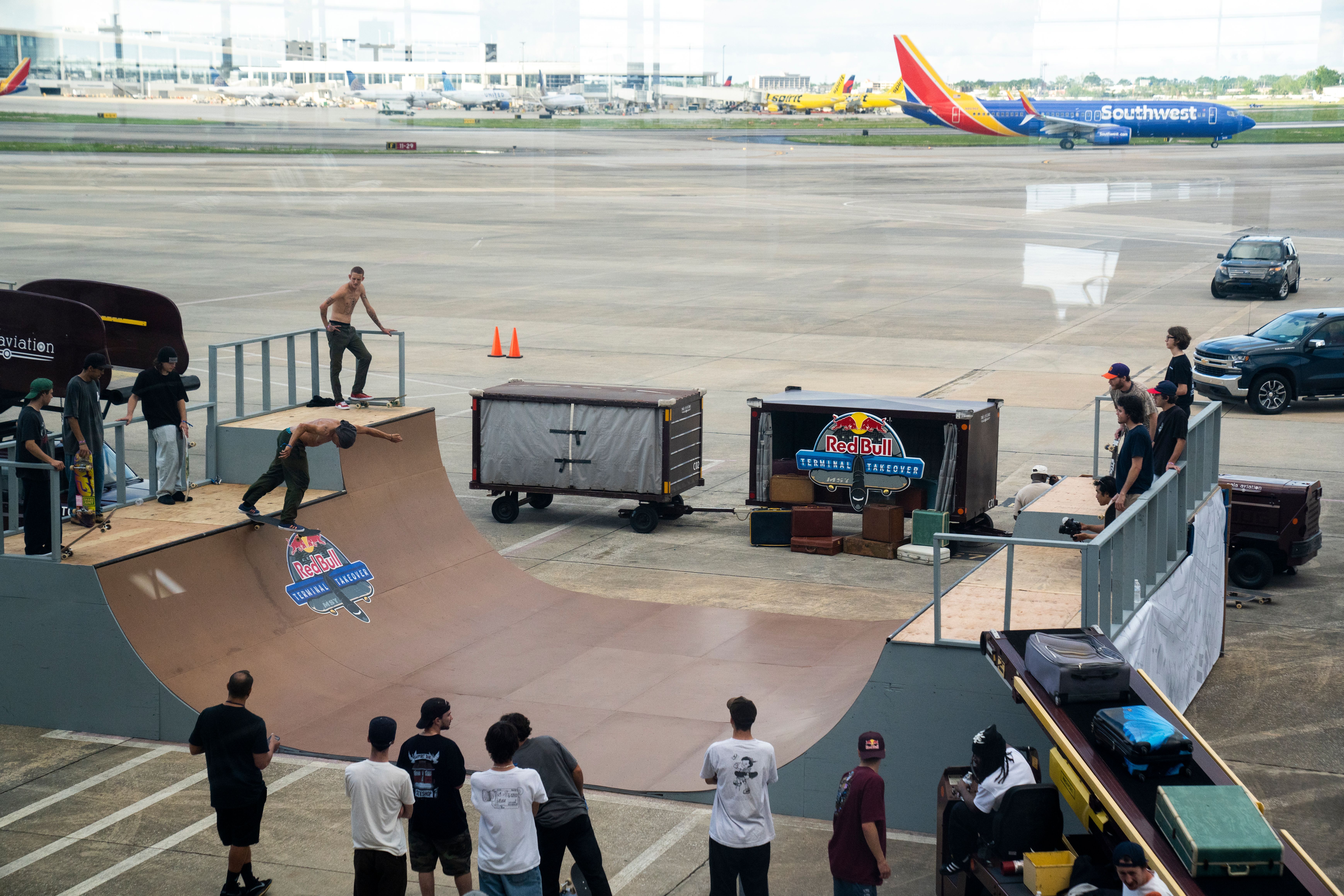 How Red Bull Turned New Orleans Airport Into A Skate Park