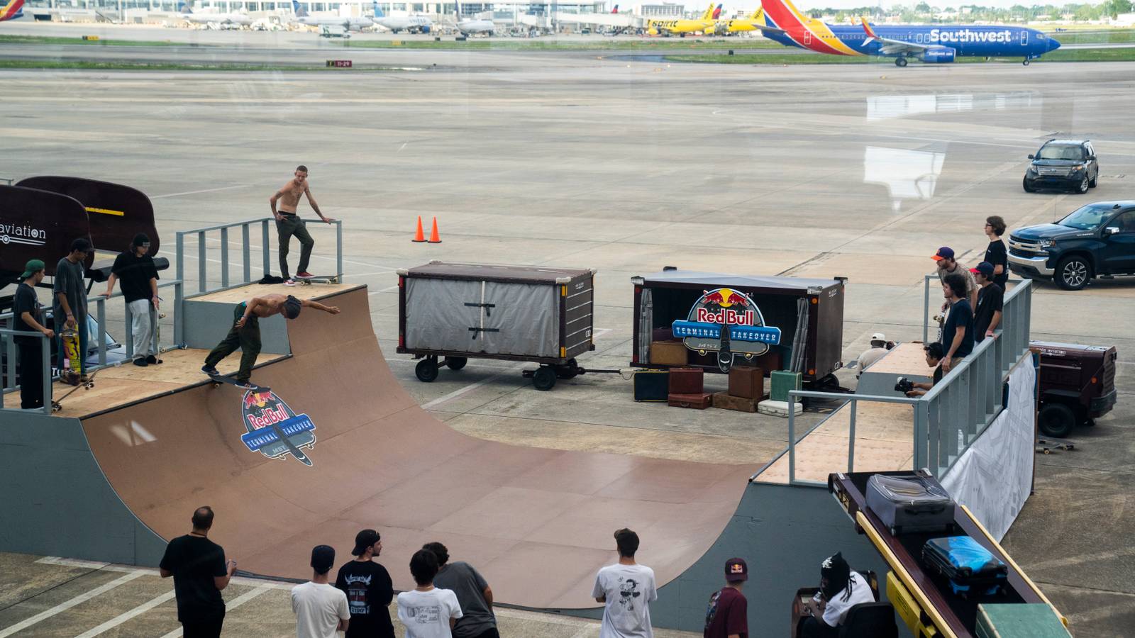 How Red Bull Turned New Orleans Airport Into A Skate Park