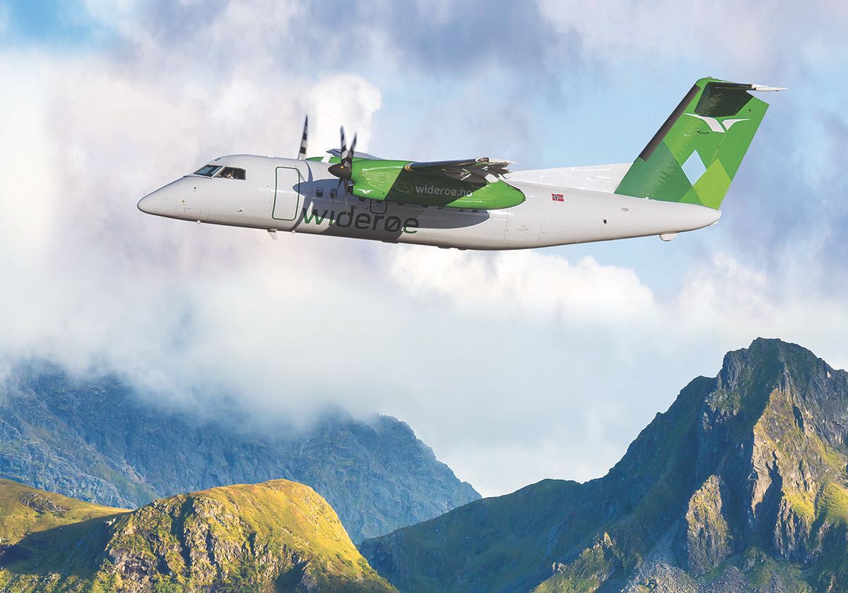 Widerøe Signs Agreement To Double The Life Of Up To 20 Dash-8 Planes