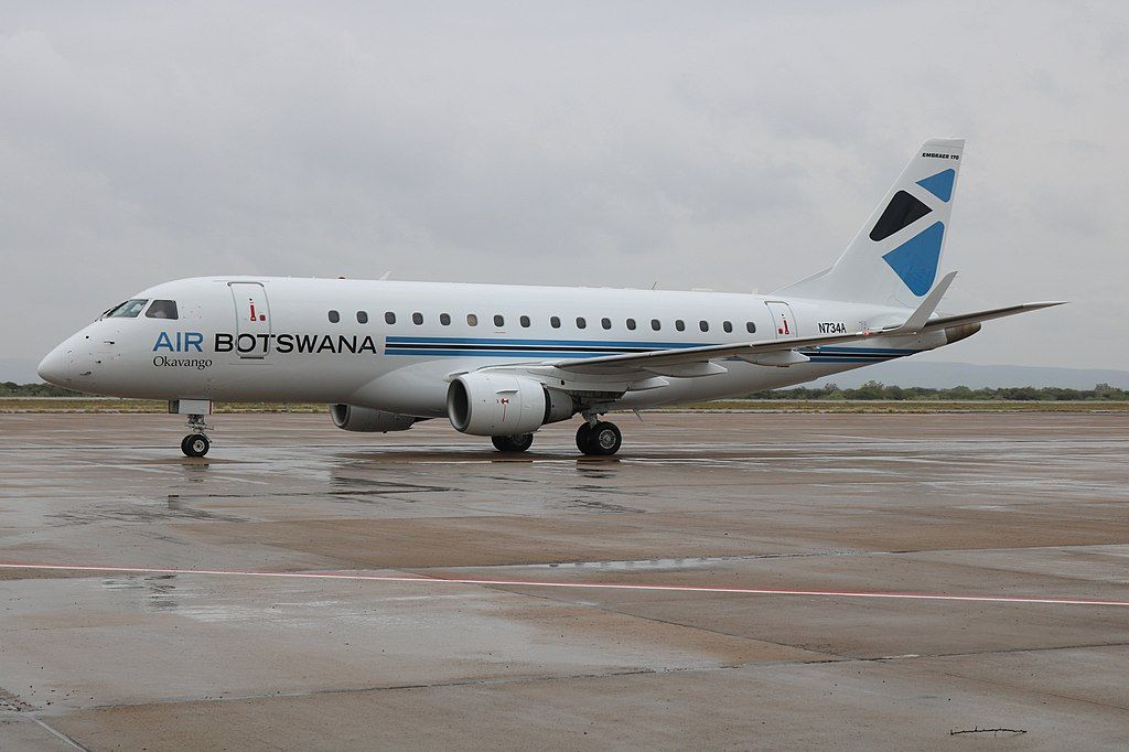Air Botswana's Only Embraer E170 Is Grounded By Regulators