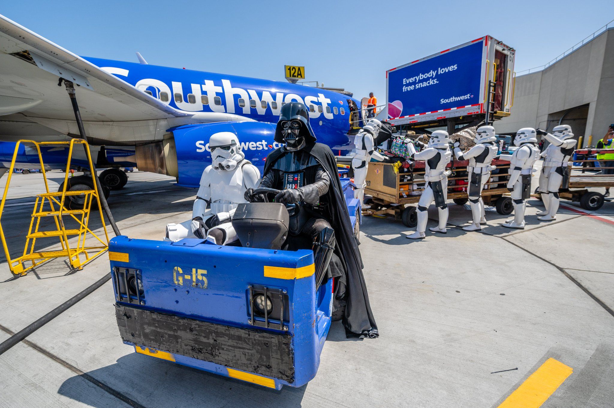 Darth Vader Takes Over LAX Airport To Mark May The 4th